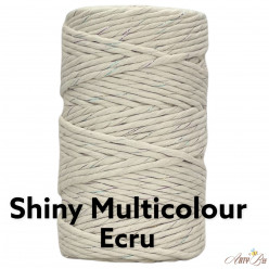 Shiny Ecru & Multicolour...