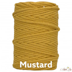 Mustard 5mm Braided Cotton...