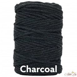 Charcoal 5mm Braided Cotton...
