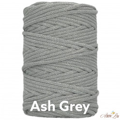 Ash Grey 5mm Braided Cotton...