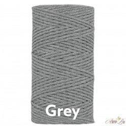 Grey 1.5-2mm Single Twisted...