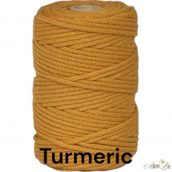 Turmeric 5mm Braided Cotton...