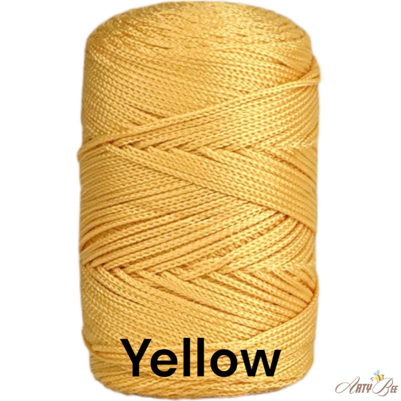 Macrame Cord 2mm Yarn for Bag Crochet Cotton and Polyester Cord