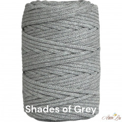 Shades of Grey 5mm Braided...