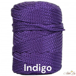 Indigo 5-6mm Poly Braided Cord