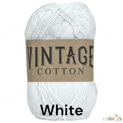 White Vintage DK Cotton...