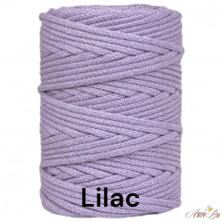 Lilac 5mm Braided Cotton Cord