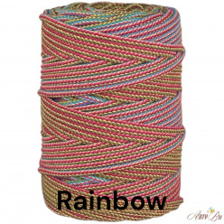 Rainbow 5mm Braided Cotton...