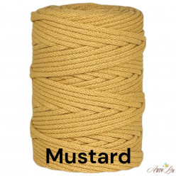 Mustard 5mm Braided Cotton...