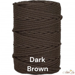 Dark Brown 5mm Braided...