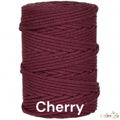 Cherry 5mm Braided Cotton Cord