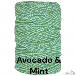 Avocado & Mint 5mm Braided...