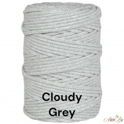 Cloudy Grey 5mm Braided...