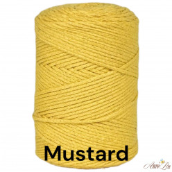 Mustard 2mm Braided Cotton...