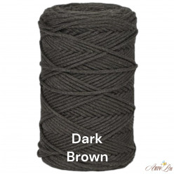 Dark Brown 2mm Braided...
