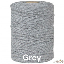 Grey 3mm Premium Braided...