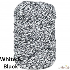 Black & White 3mm Single...