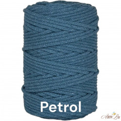 Petrol 5mm Braided Cotton Cord