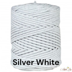 Silver White D 5mm Braided...