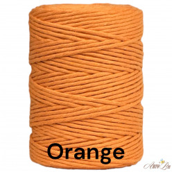 Orange 3-4mm Single Twisted...