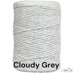 Cloudy Grey 3-4mm Single...