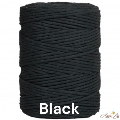 Black 3-4mm Single Twisted...