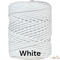 White - 5mm Braided Cotton...