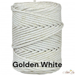 Golden White - 5mm Braided...