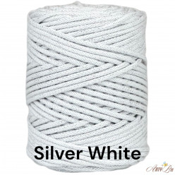 Silver White - 5mm Braided...