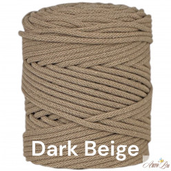 Dark Beige - 5mm Braided...