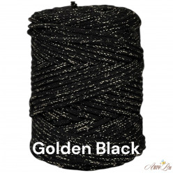 Golden Black - 5mm Braided...