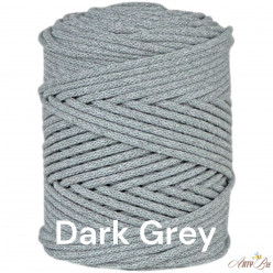 Dark Grey - 5mm Braided...