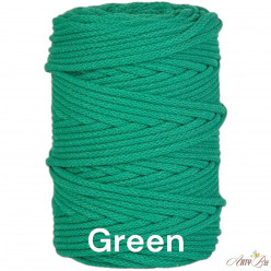 Green - 5mm Braided Cotton...