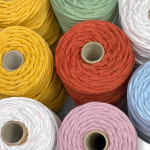 3-4mm Premium Single Twisted Cotton Cord MADE IN UK